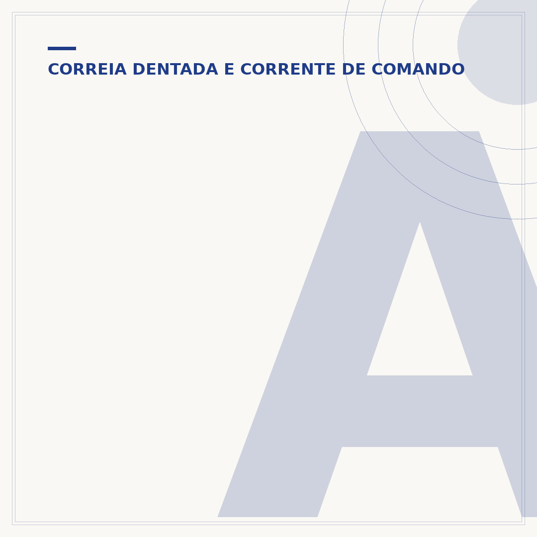 Acionador da corrente de comando: desgaste natural e óleo