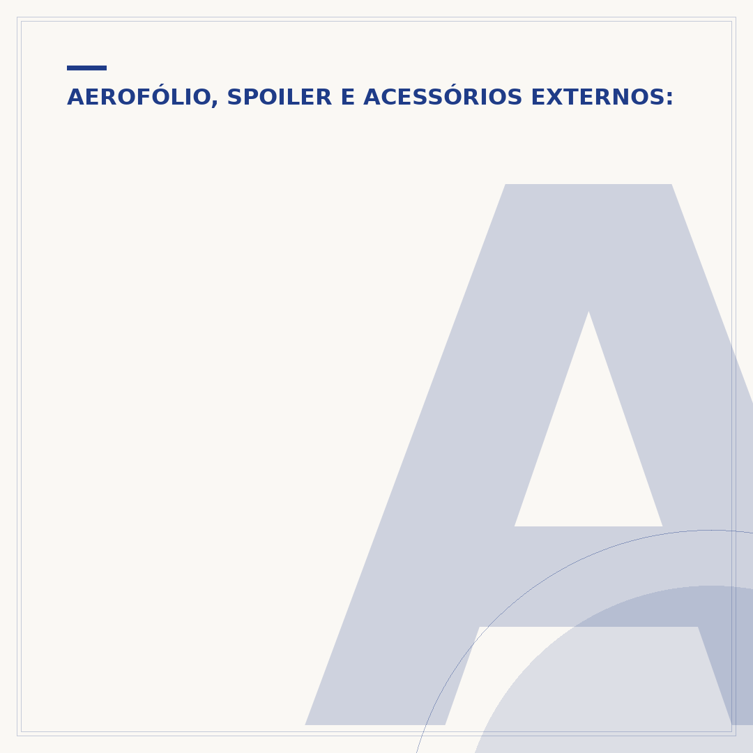 Aerofólio Nissan Kicks: estilo e aerodinâmica para seu SUV