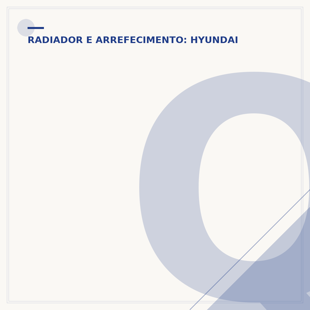 Qual a marca da água do radiador do HB20?
