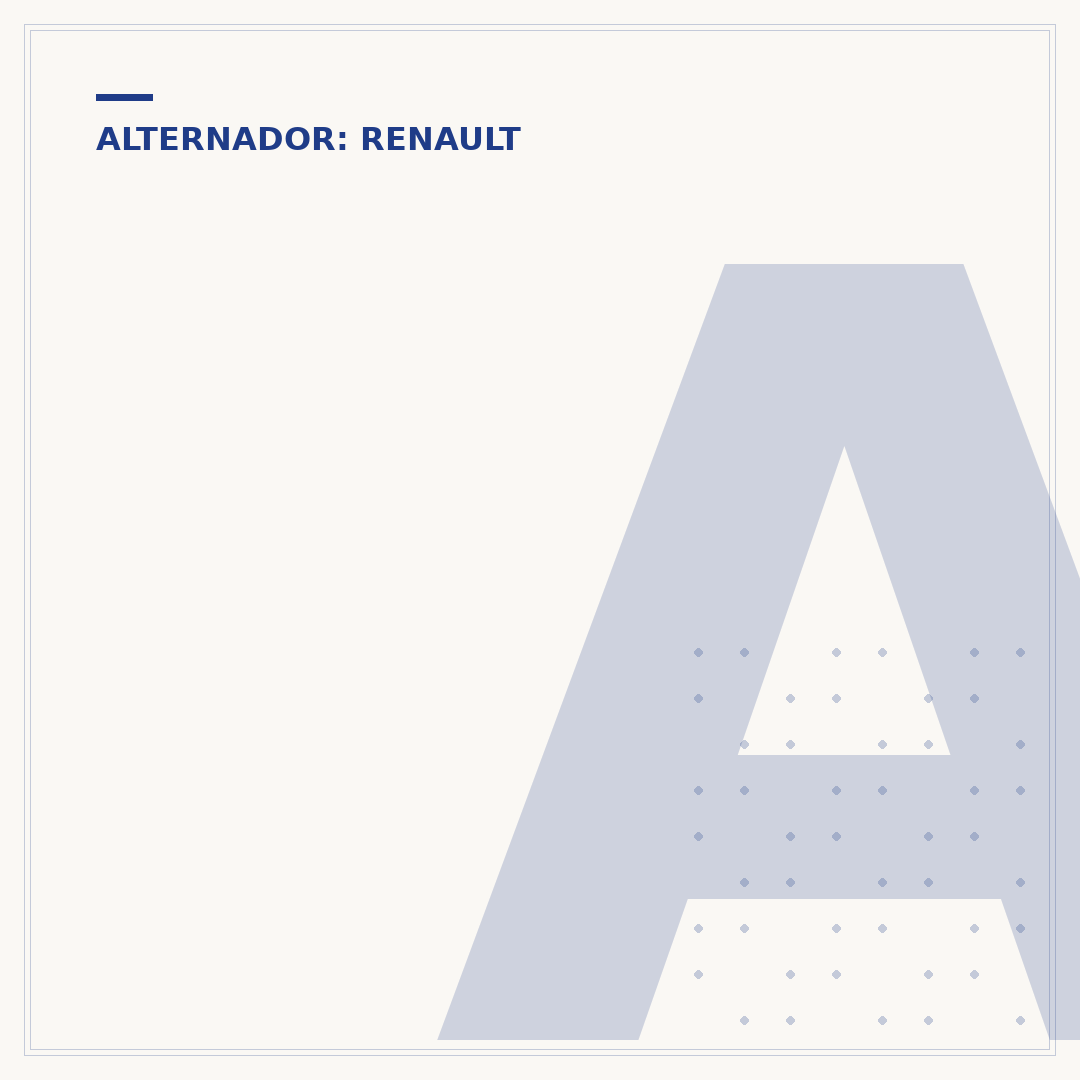Alternador do Clio