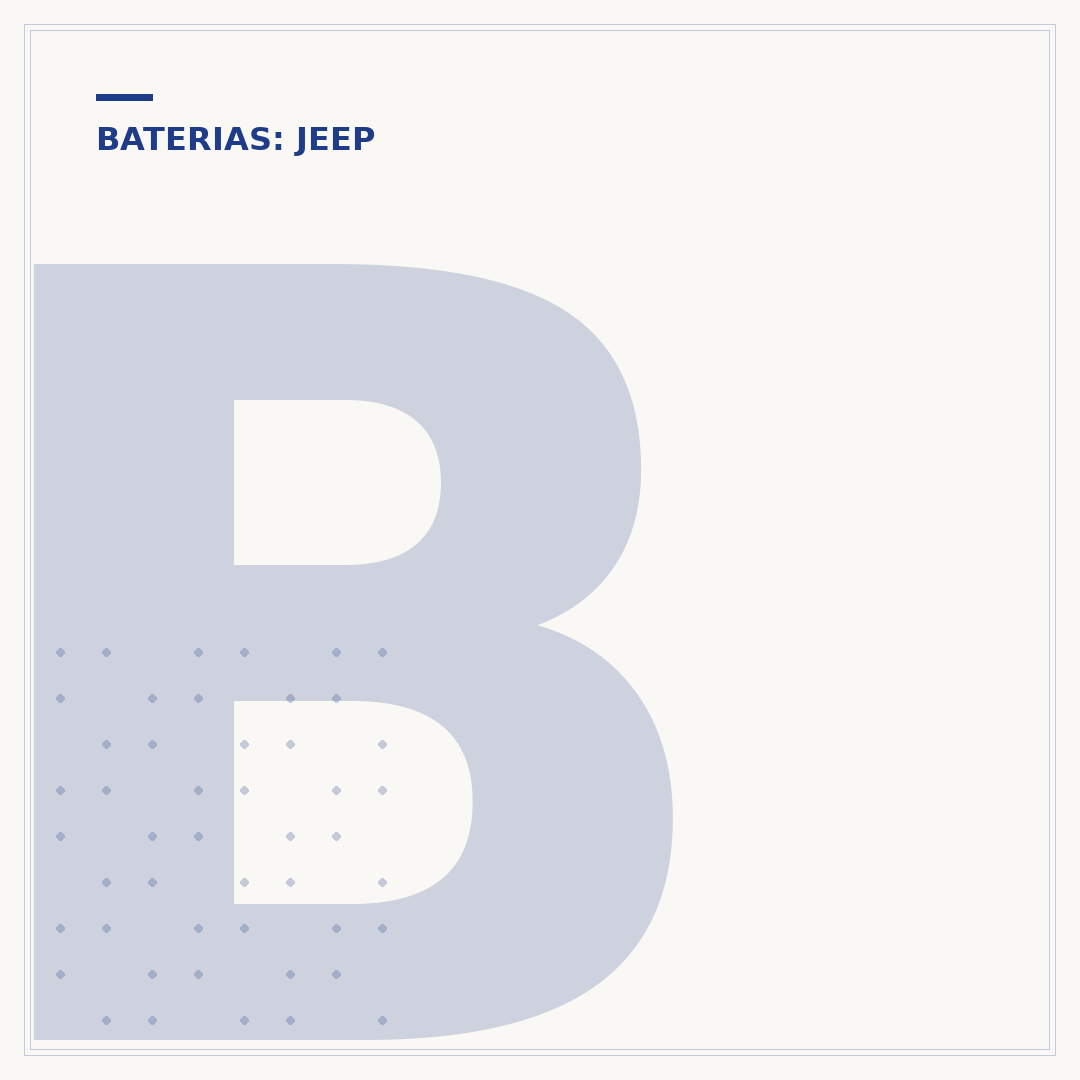 Bateria Jeep Compass Start stop: preço e onde comprar