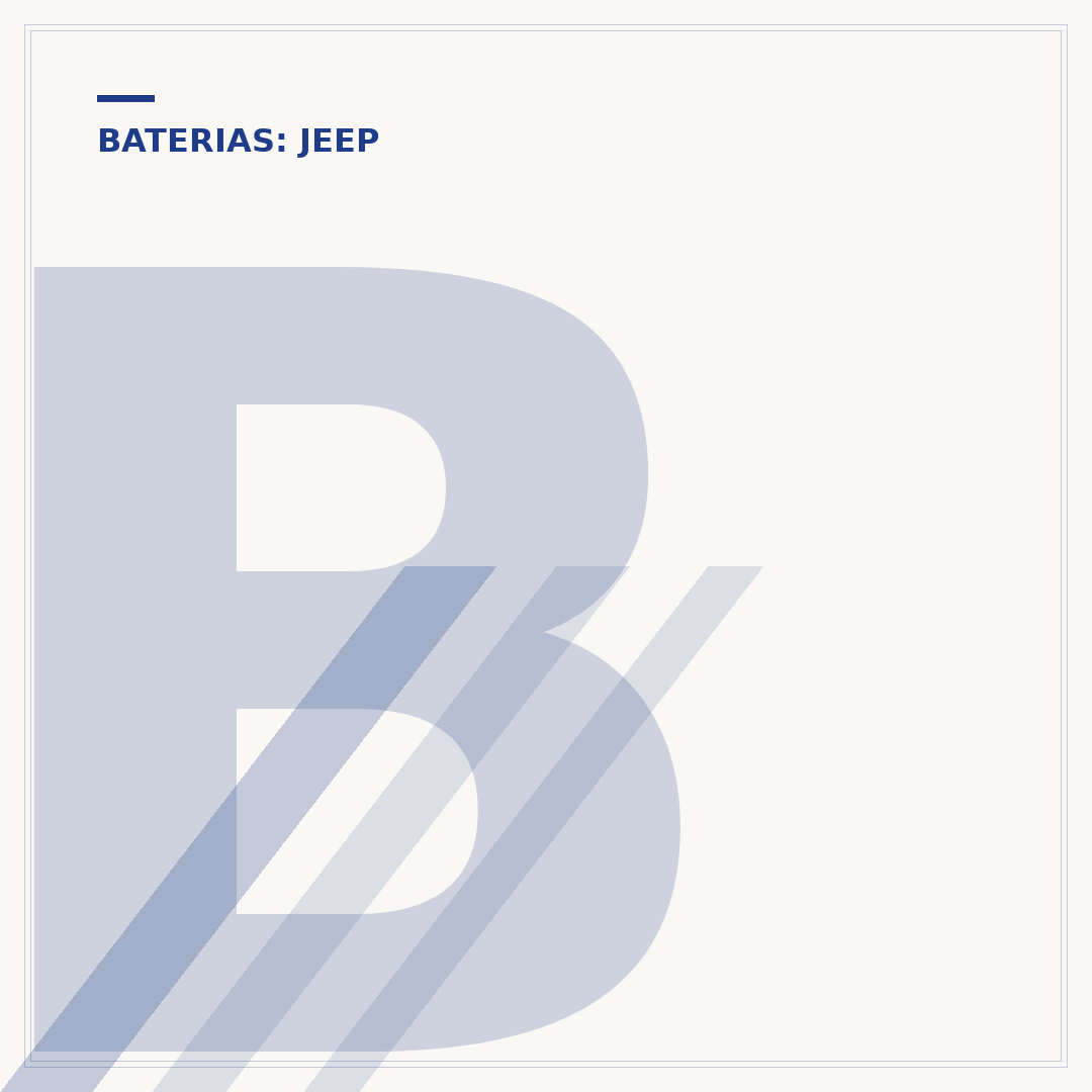 Bateria do Jeep Renegade