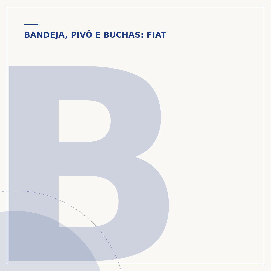 Bucha bandeja Toro: o que é e por que substituir