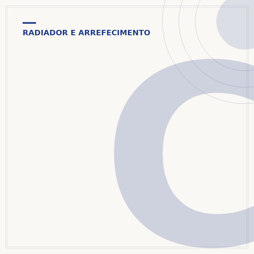 Caixa superior do radiador
