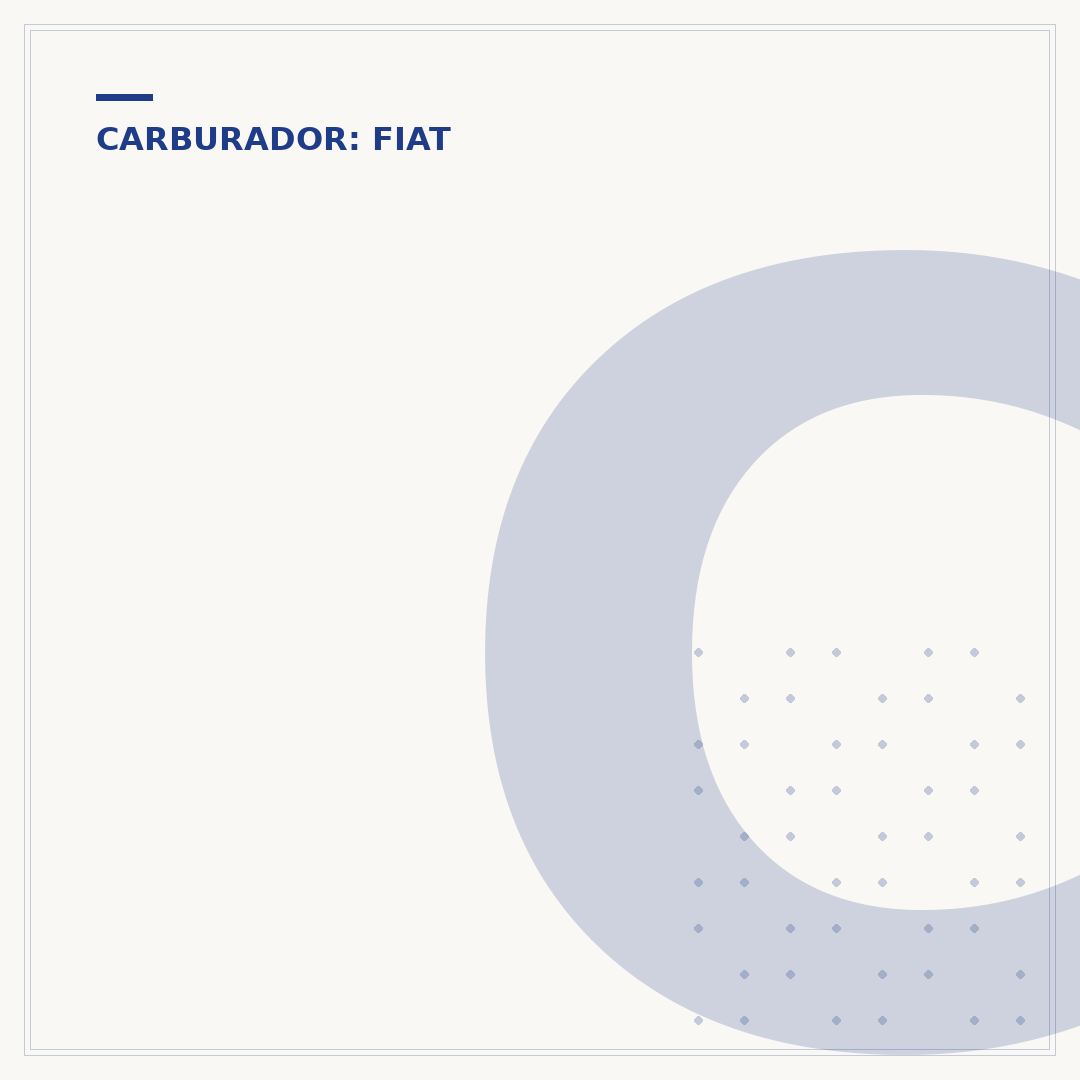 Carburador Fiat 147: soluções para falhas comuns