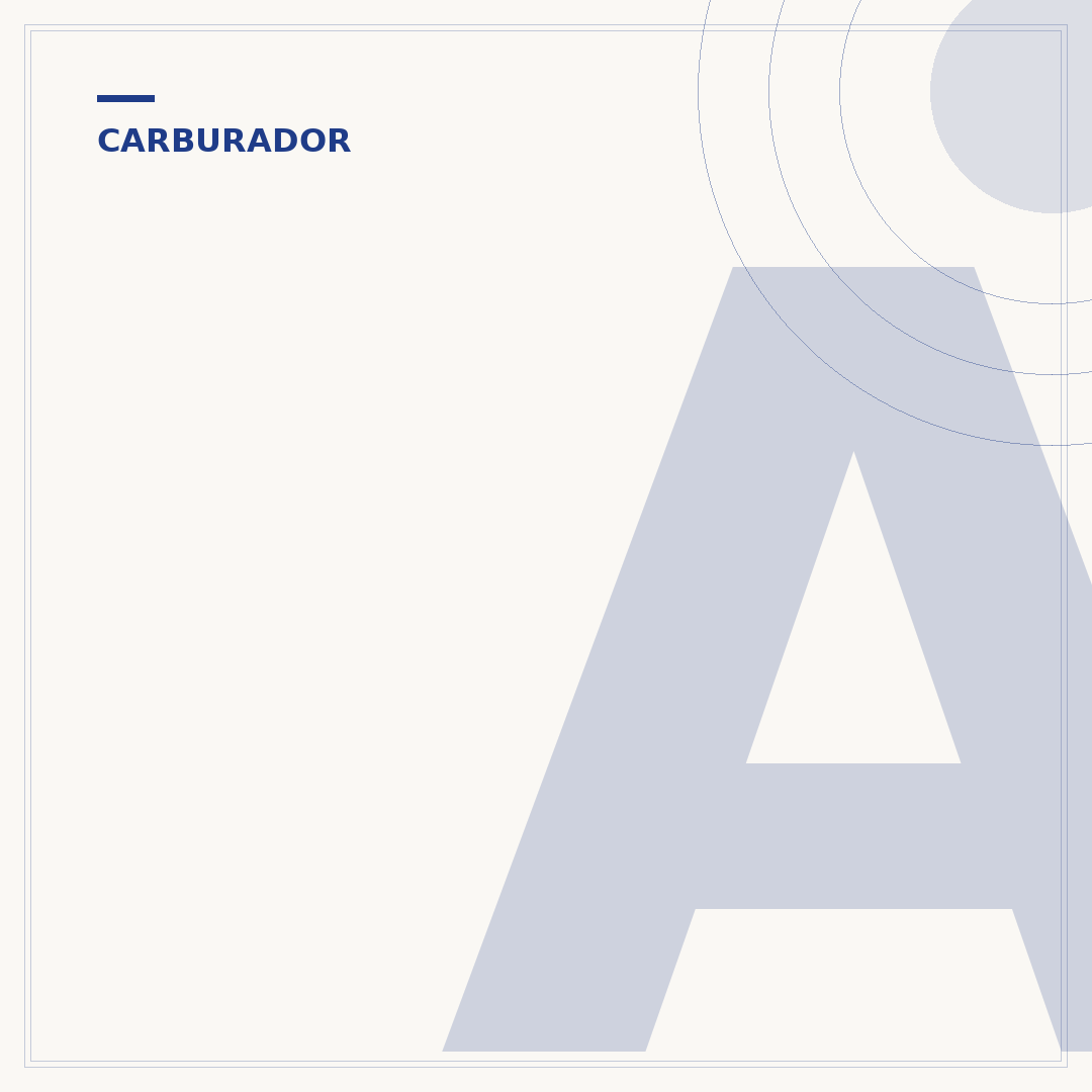 A função do carburador: alimentação do motor