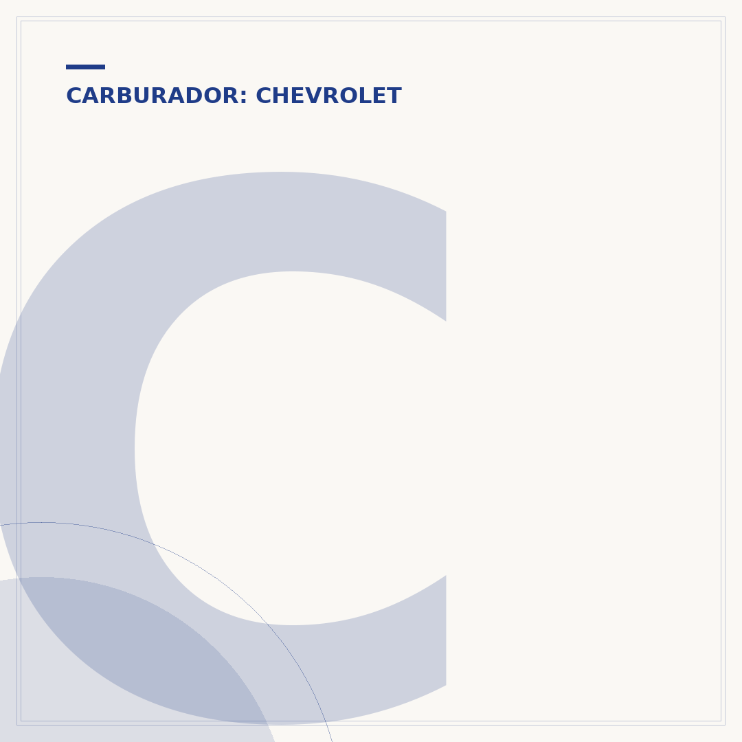Carburador Opala 4cc