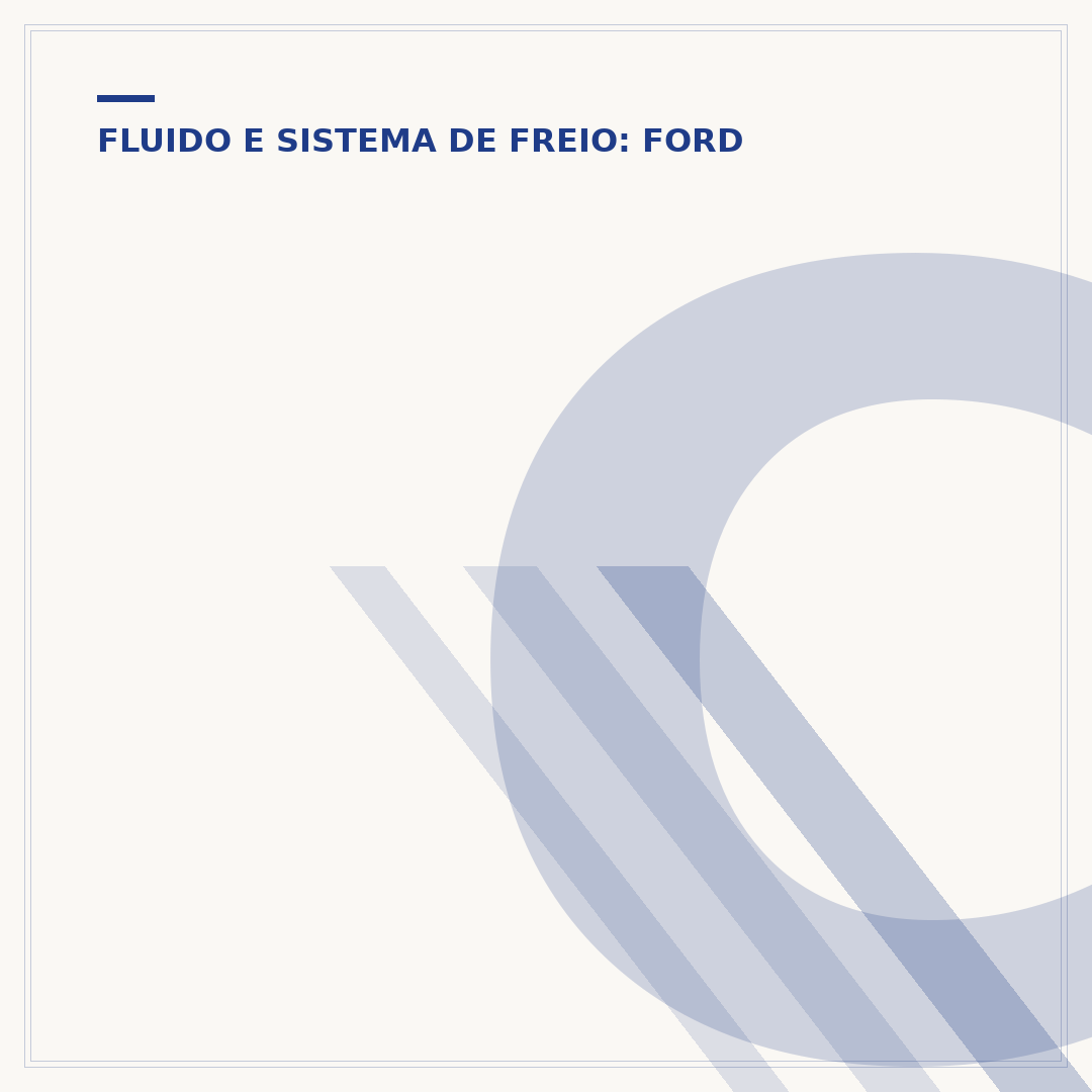 Cilindro mestre Fiesta: sinais de problema e soluções