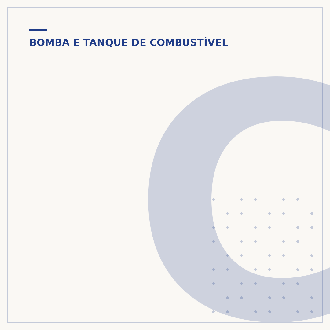 Conector do filtro de combustível: vedação e conexão
