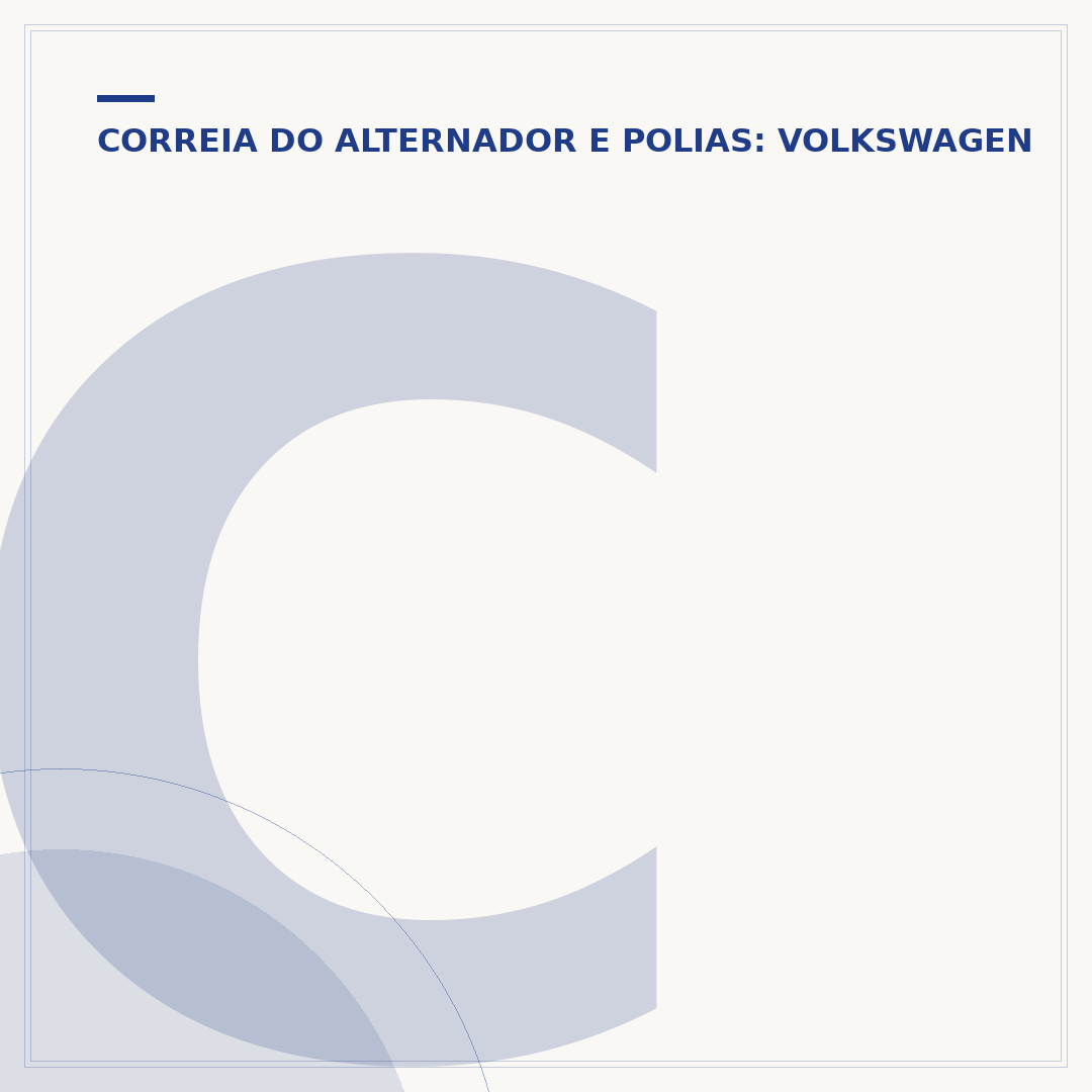 Correia do alternador do Gol G2
