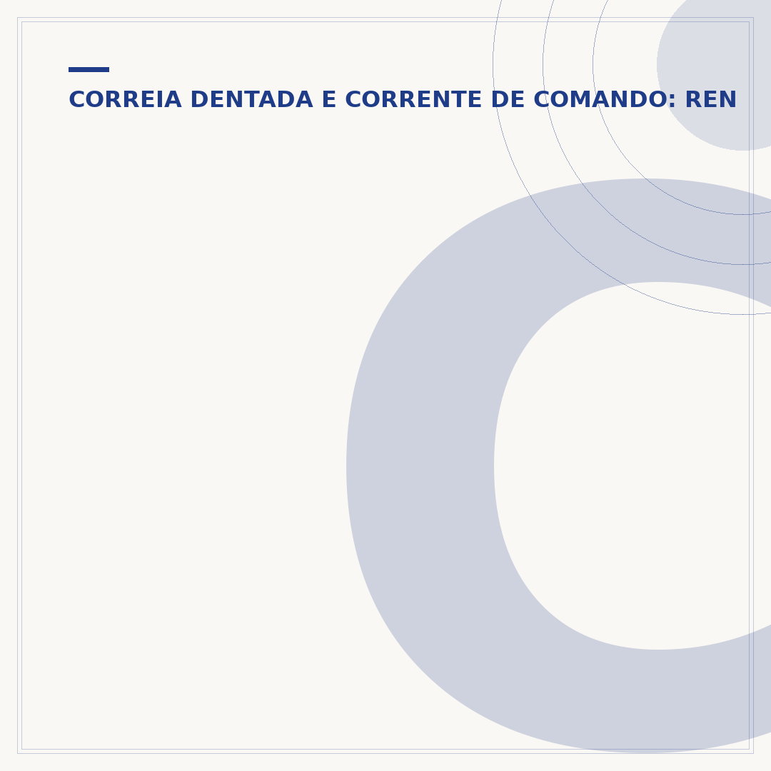 Correia dentada do Megane 1.6 16V