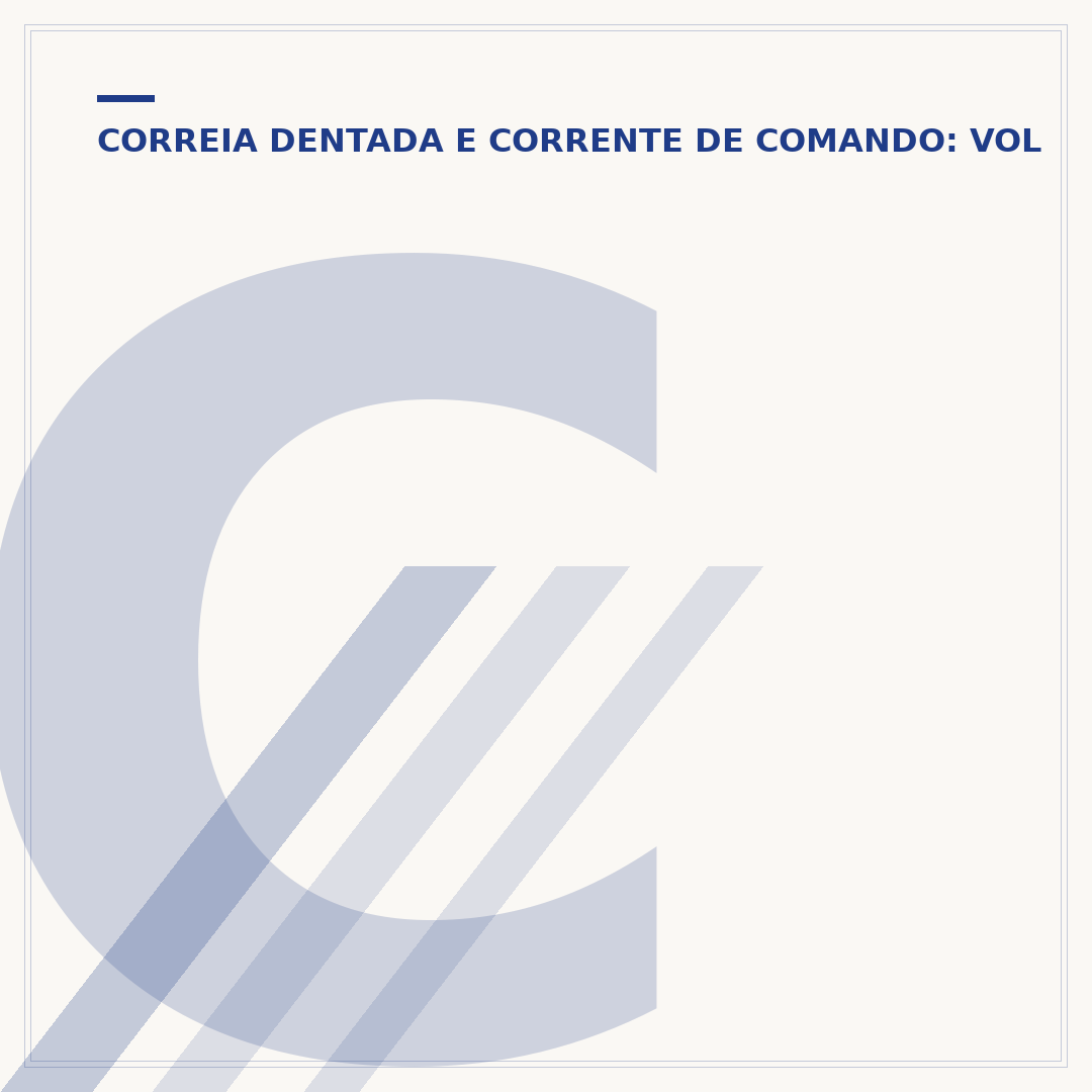 Correia dentada do Virtus 1.0 TSI