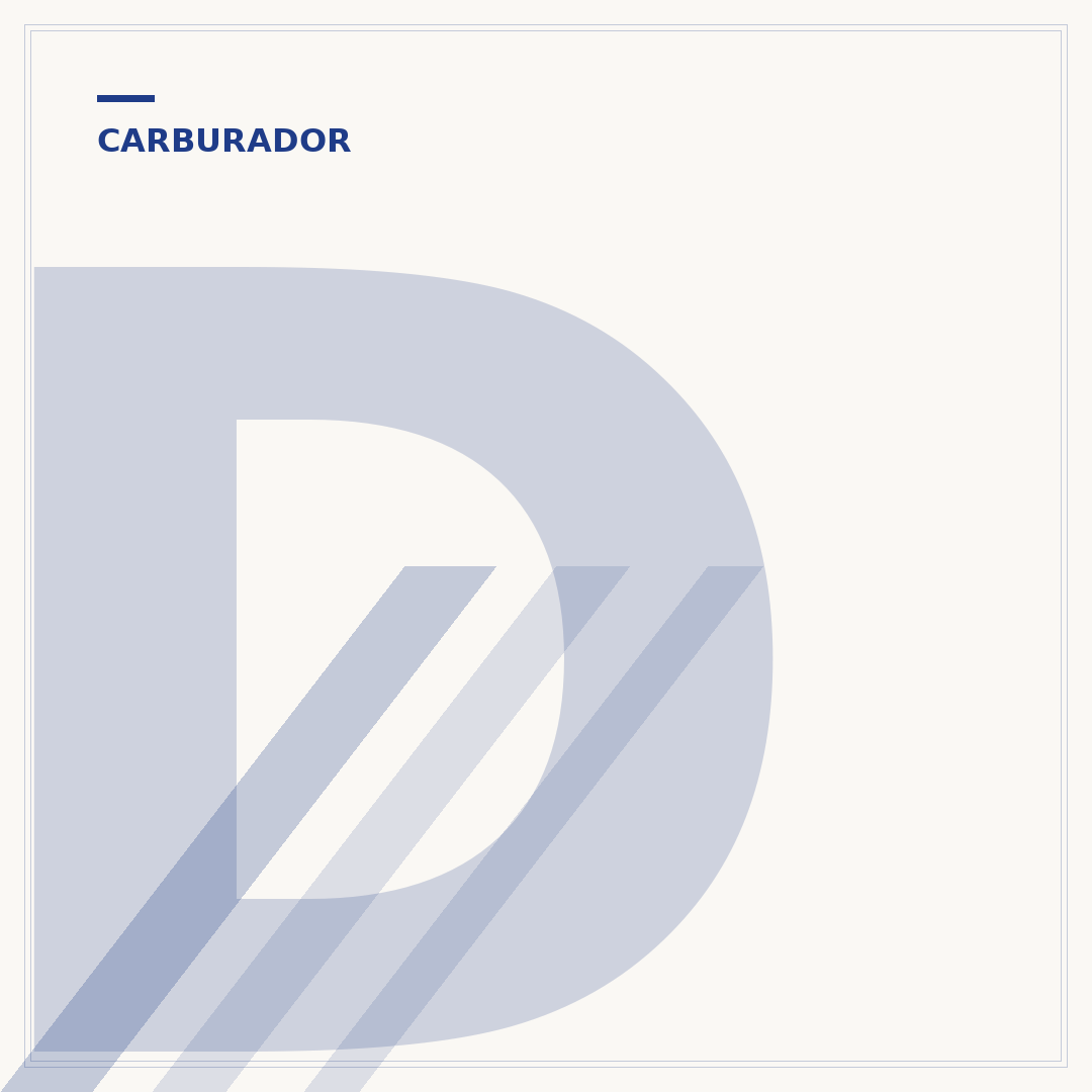 Descarbonizante para carburador