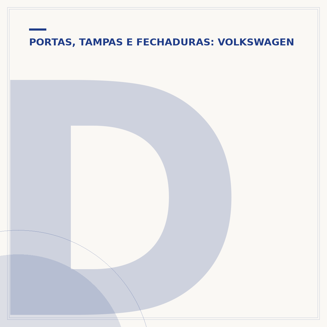 Dobradiça da porta do Fusca: diagnóstico e procedimento