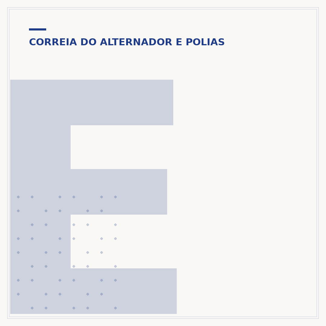 Esticador da correia do alternador