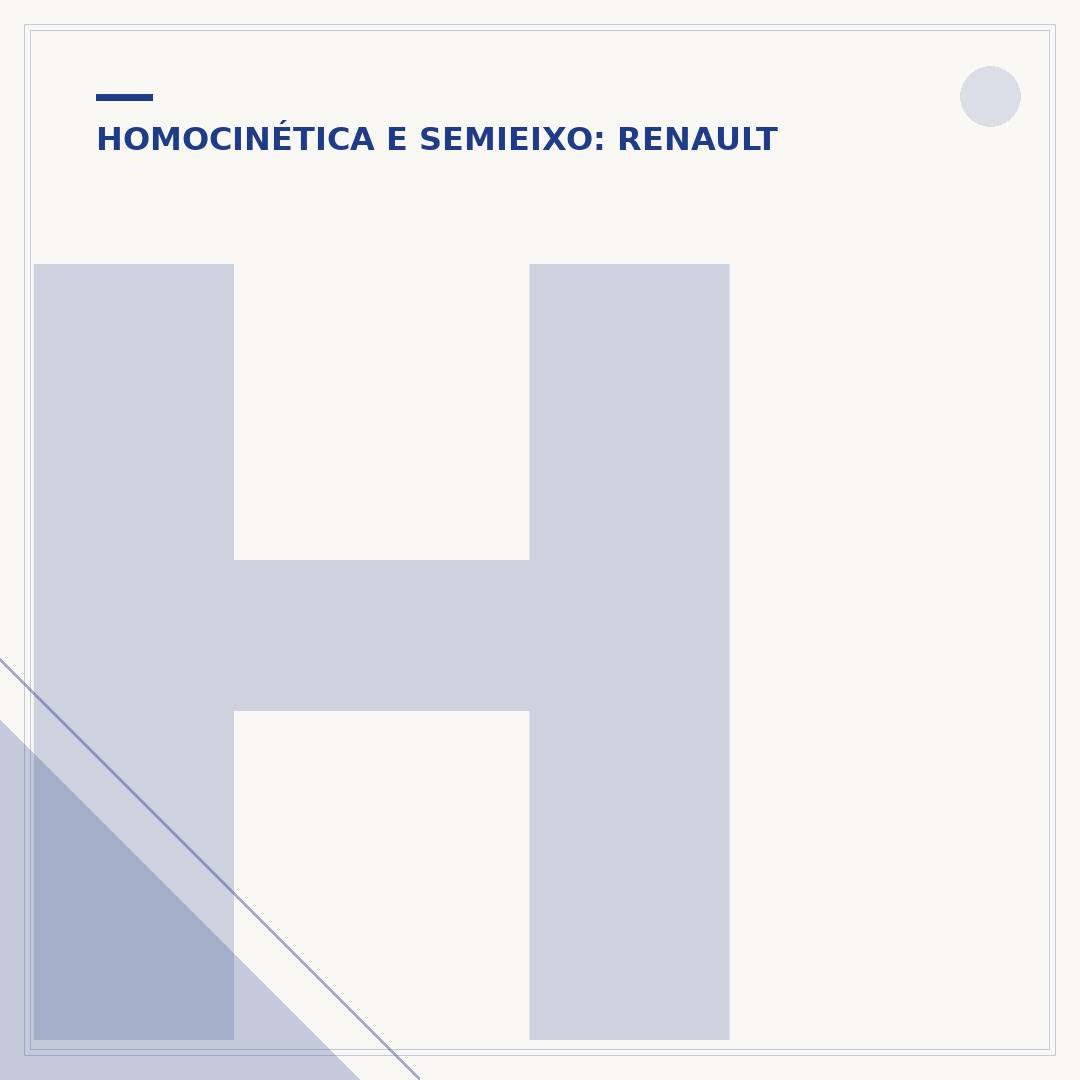 Homocinética da Duster 1.6