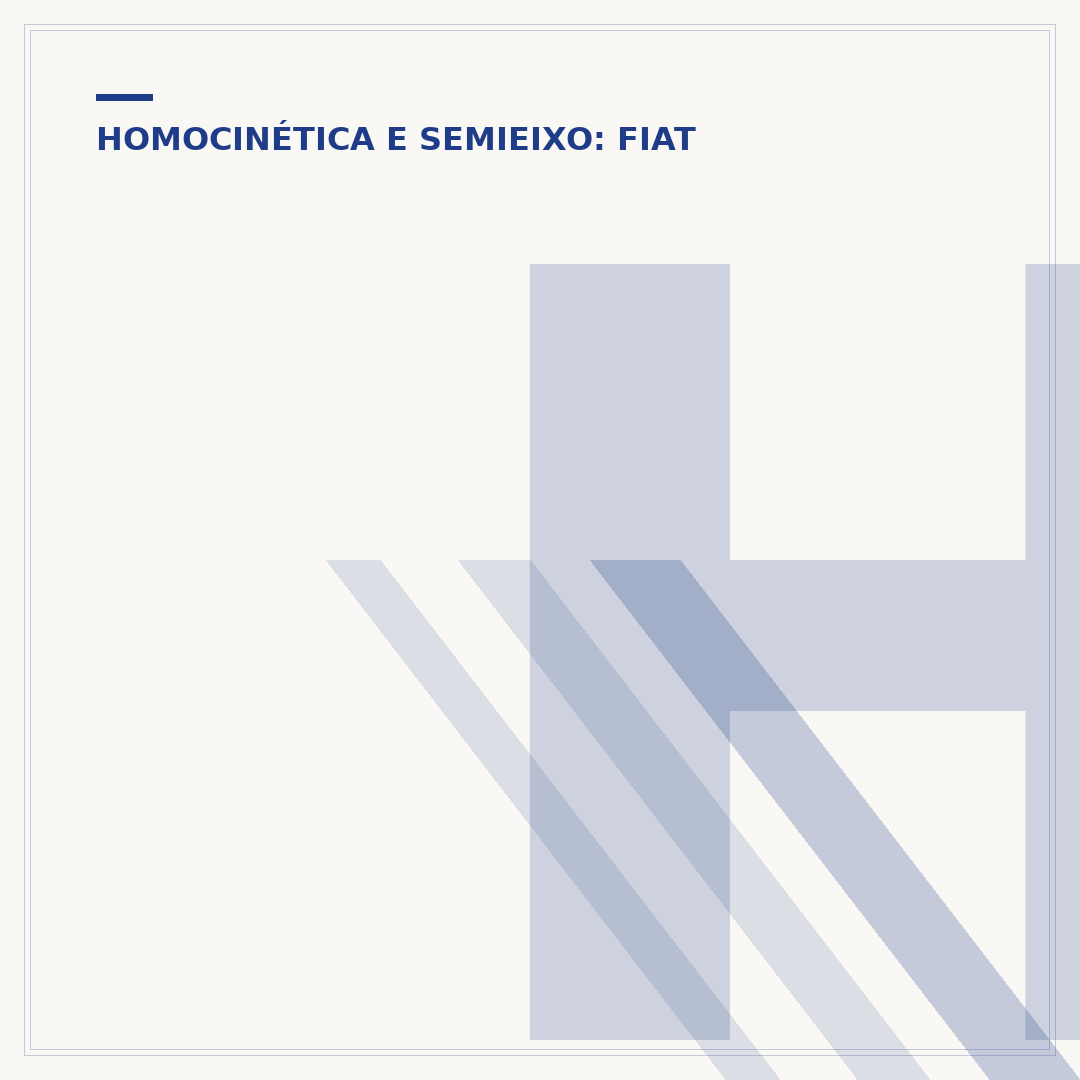 Homocinetica Palio Fire: função, diagnóstico e manutenção