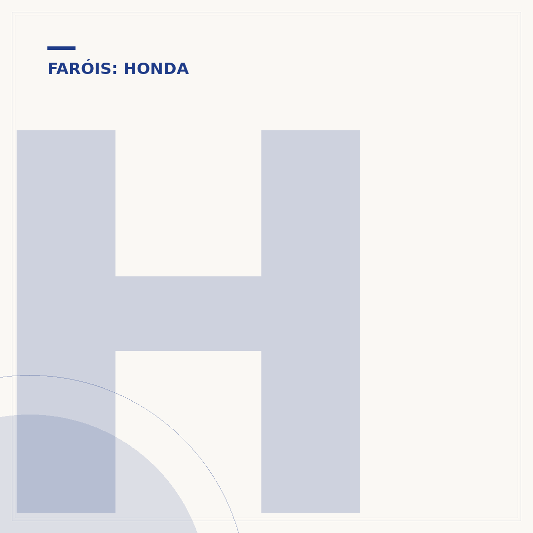 Honda farol redondo: como escolher e substituir