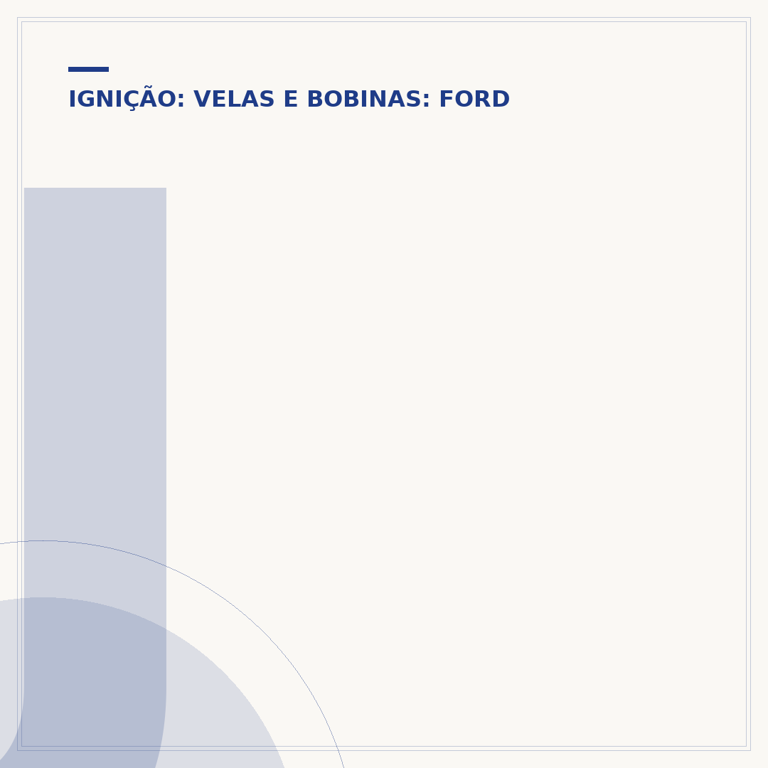 Jogo de vela para Ford Ka 3 cilindros