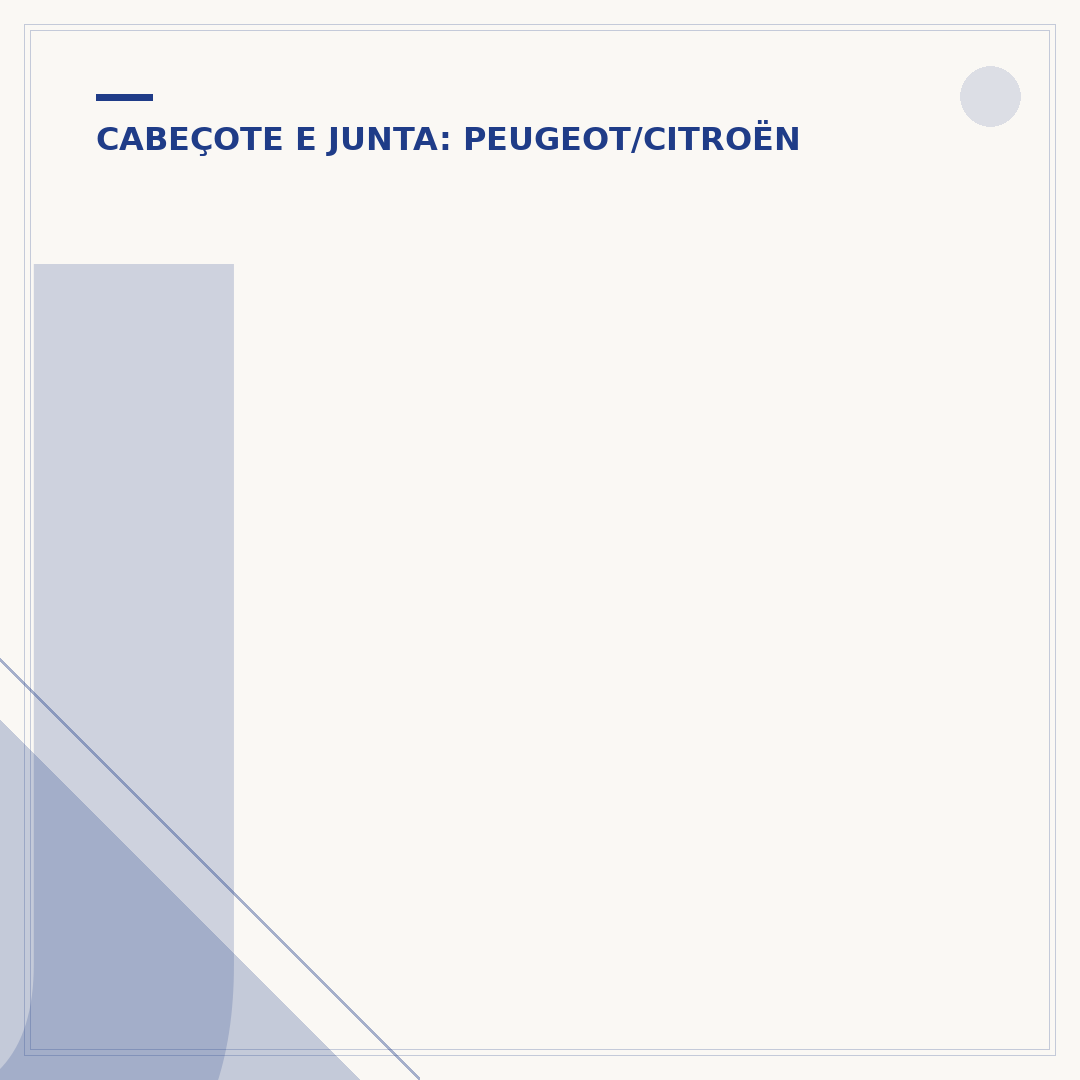 Junta cabeçote C3 1.4: sintomas, troca e cuidados