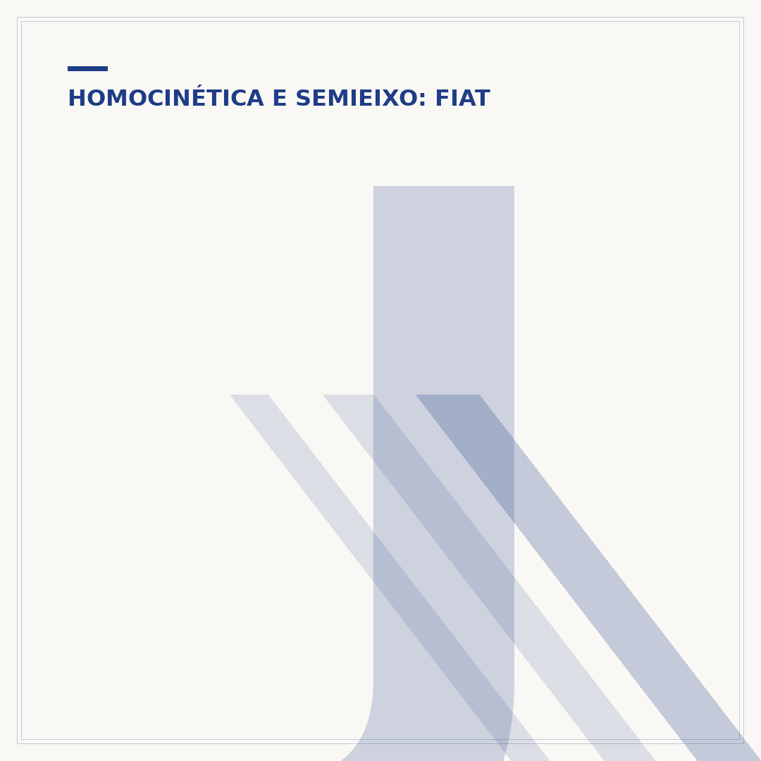 Junta homocinética do Fiat Uno