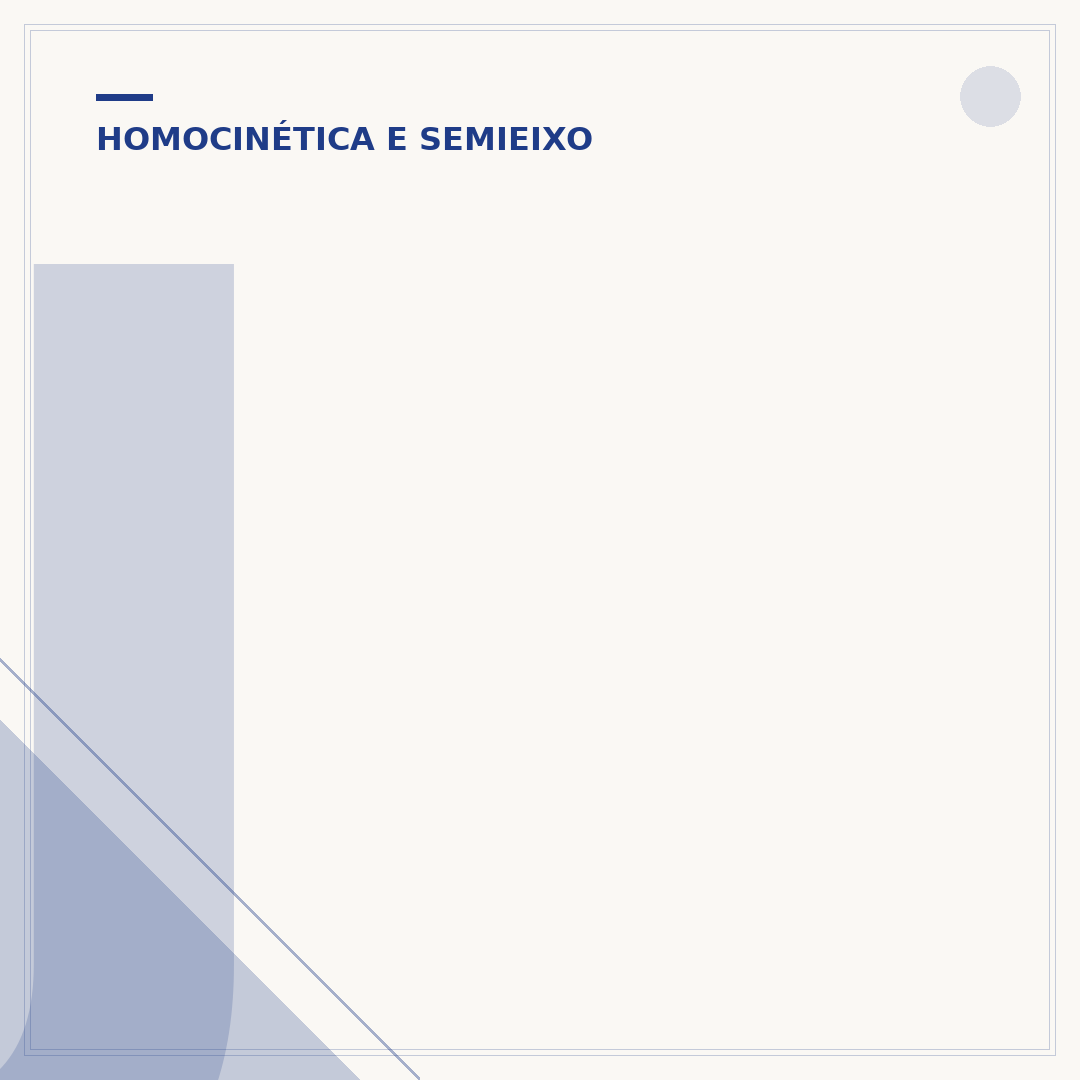 Junta homocinética: o que é e como funciona