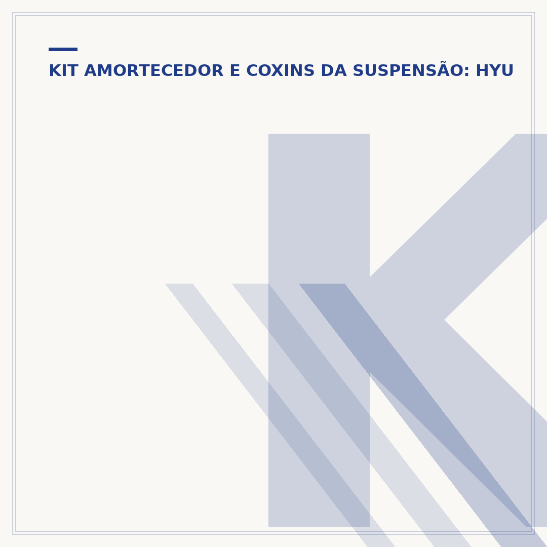 Kit amortecedor dianteiro HB20 original