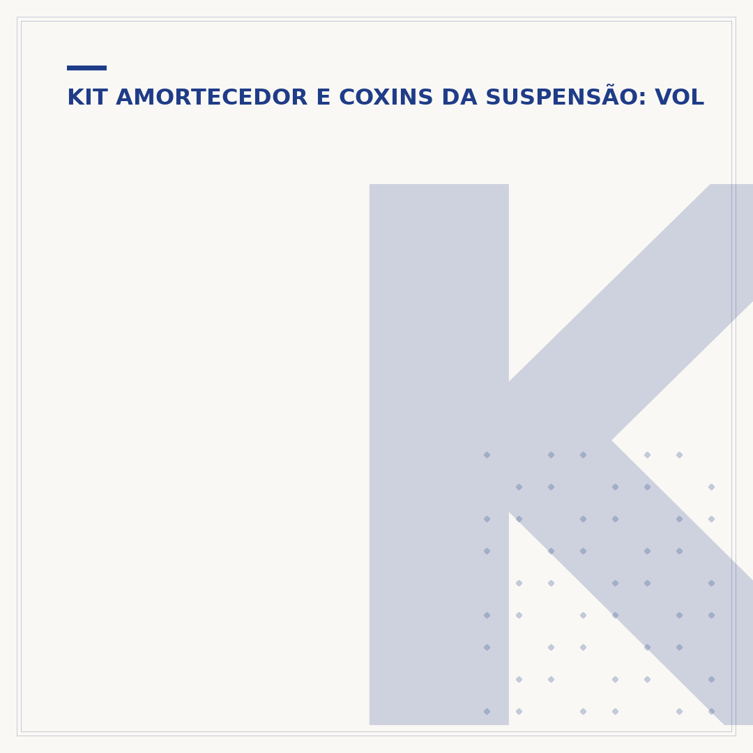 Kit de amortecedor traseiro original para Gol G5
