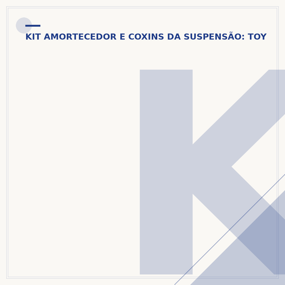 Kit amortecedor traseiro Etios: o que é e por que trocar