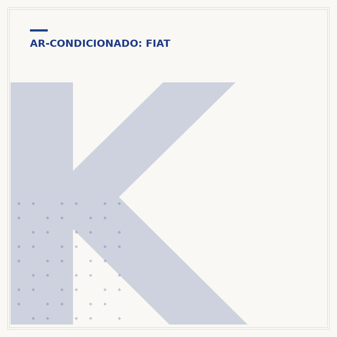 Kit ar condicionado Fiat Uno: componentes e instalação