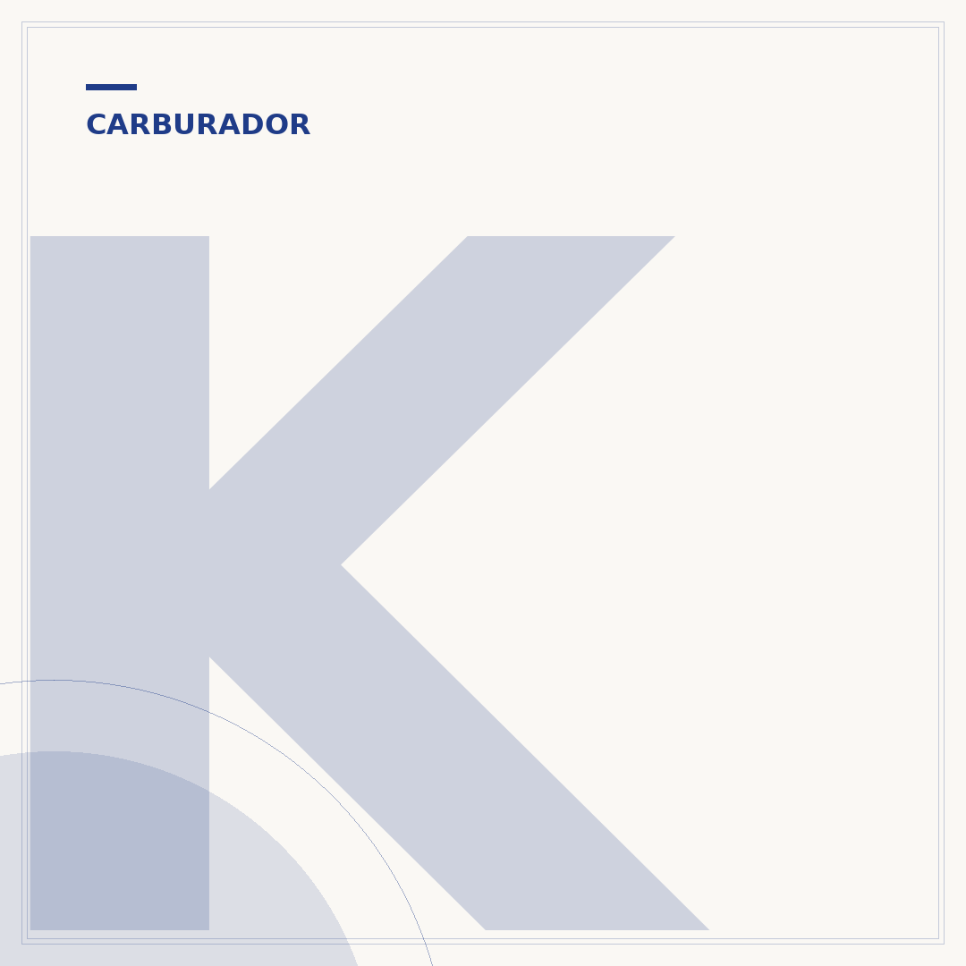 Kit carburador Weber 460