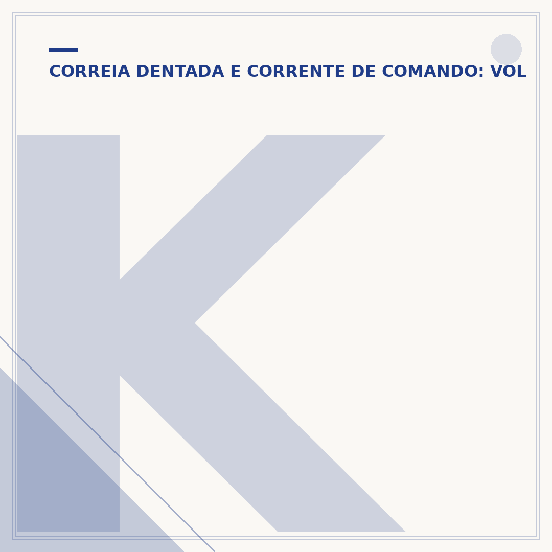 Kit correia dentada Fox: quando trocar e o que observar