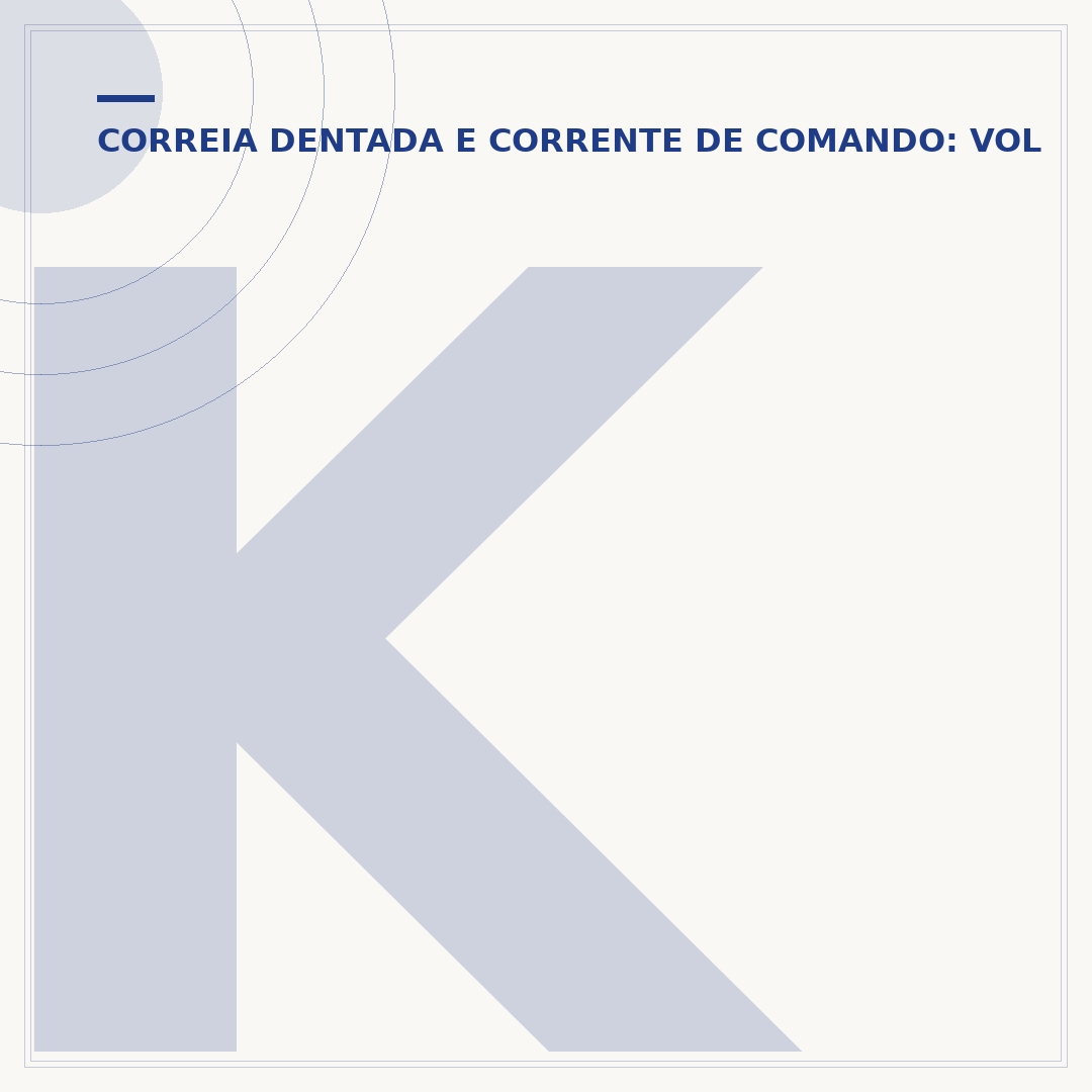 Kit correia dentada Gol G3 1.0 16V