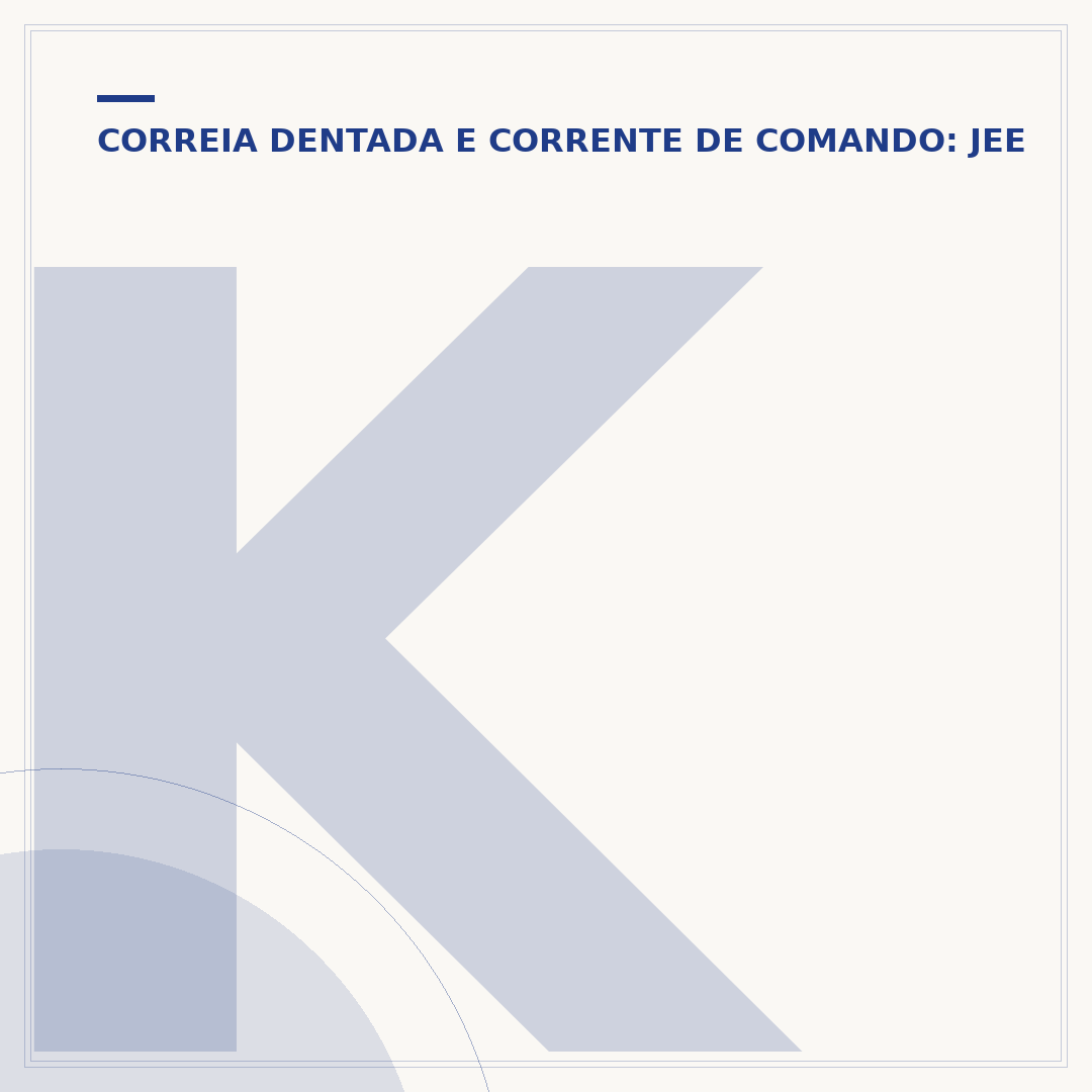 Kit correia dentada original para Jeep Compass diesel
