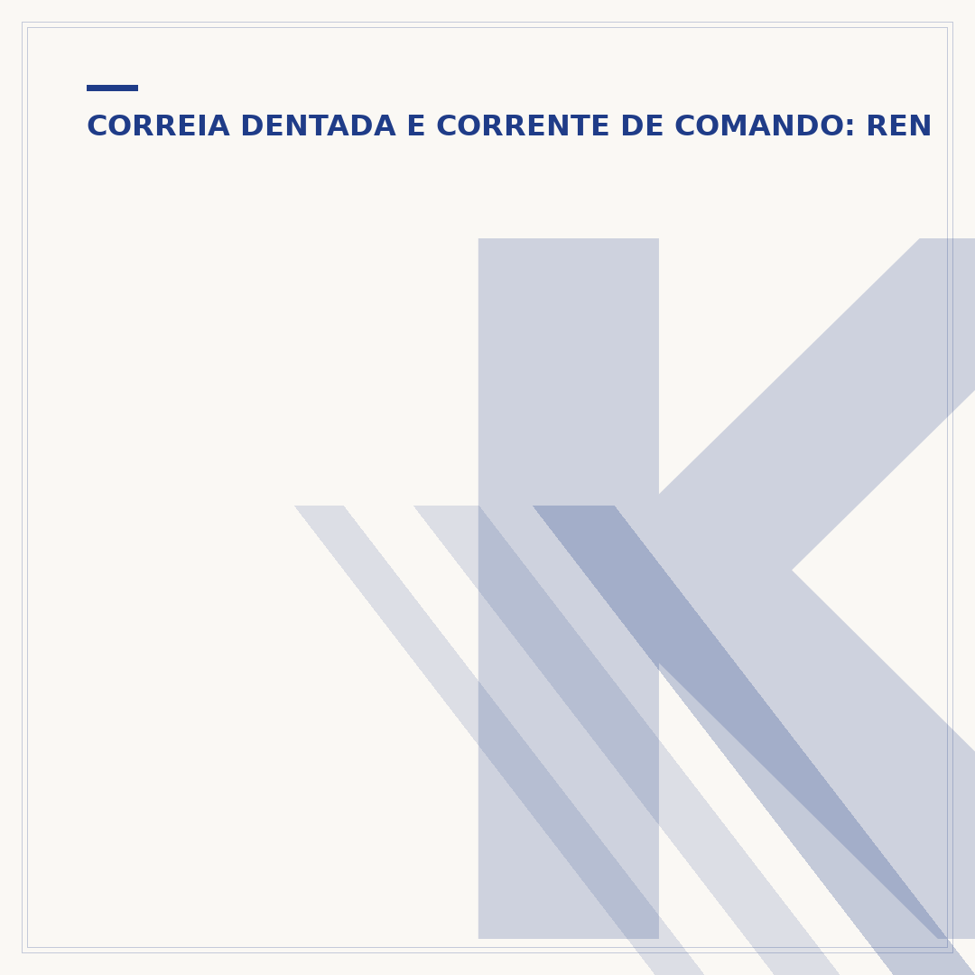 Kit correia dentada Megane 1.6 16V: componentes da peça