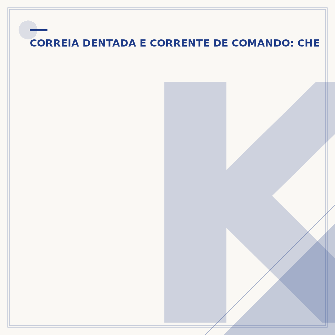 Kit corrente de comando Onix 3 cilindros: peças genuínas