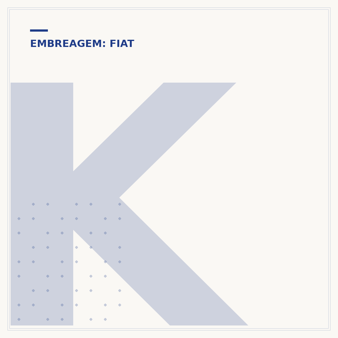 Kit embreagem Palio Fiasa 1.0