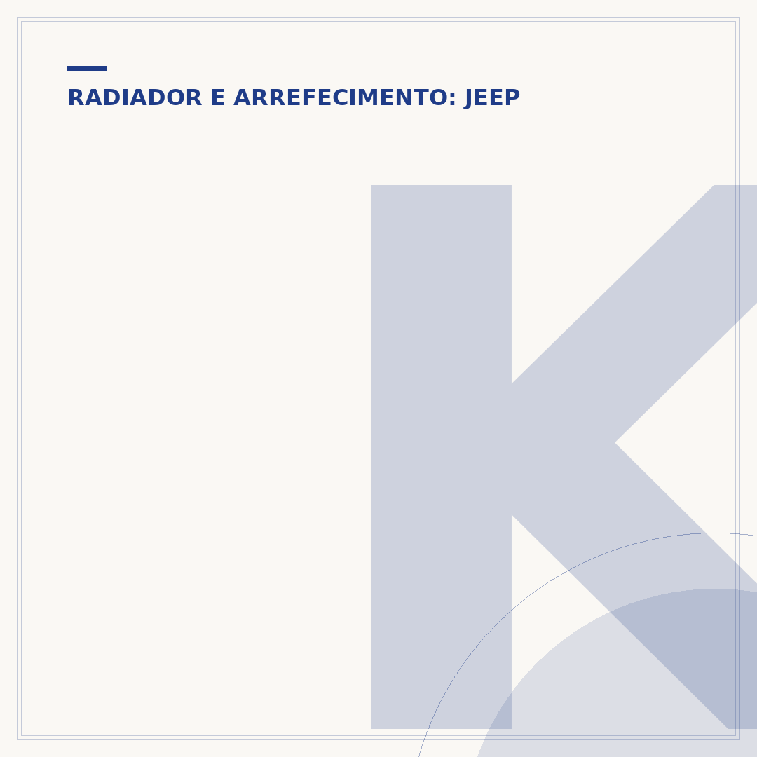 Kit radiador Renegade: o que você precisa saber