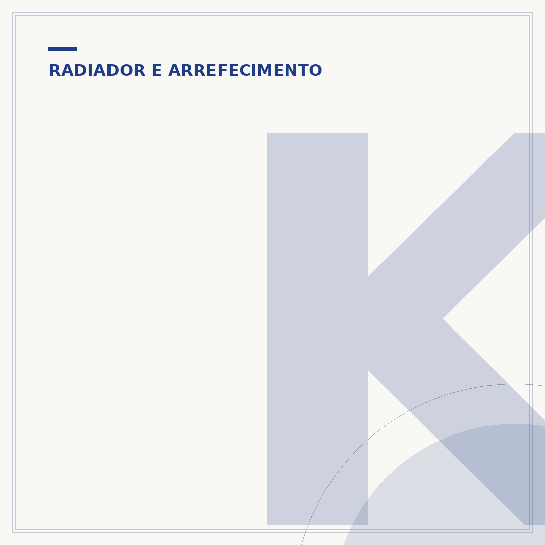 Kit verão radiador: componentes e propósito