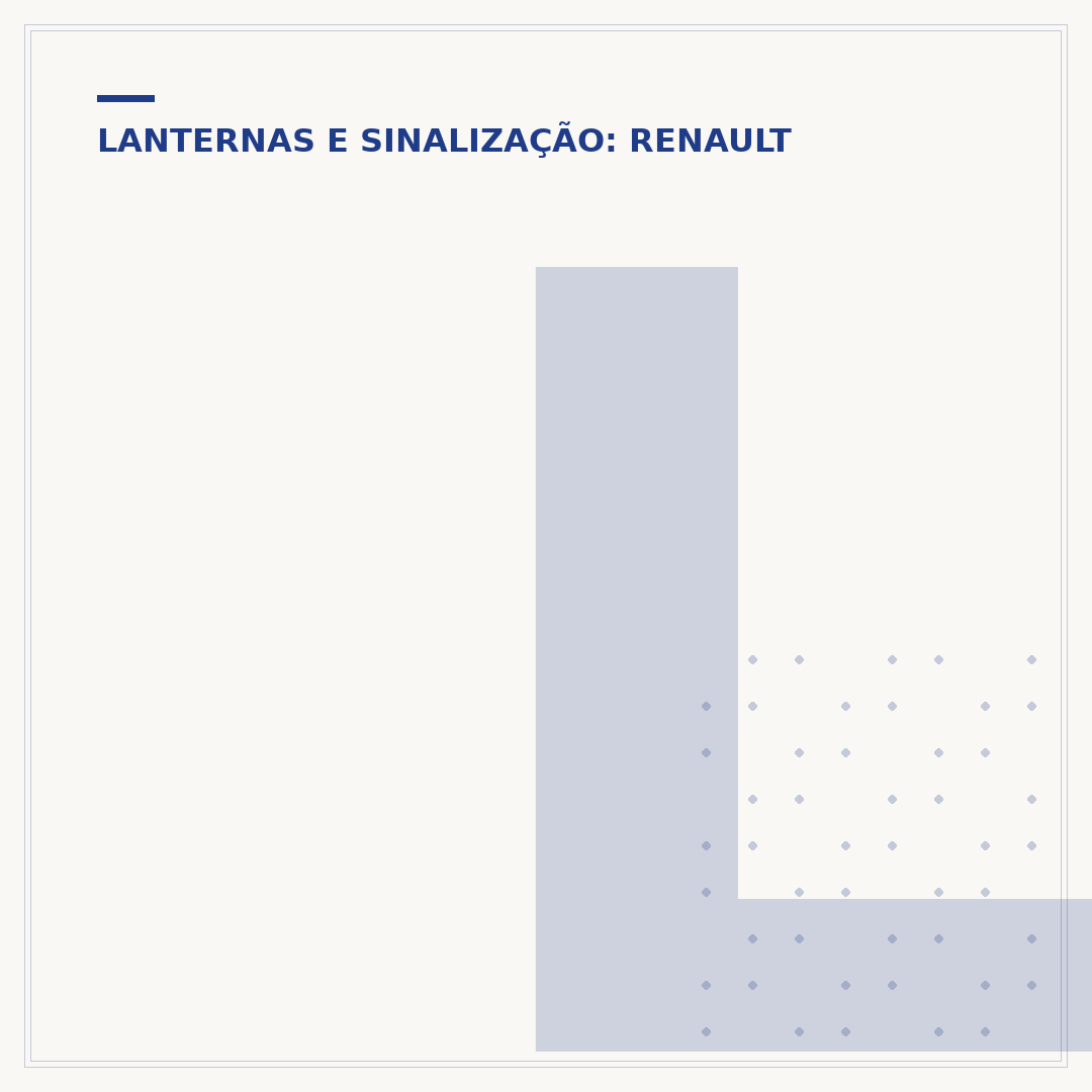 Lanterna Clio: identifique e troque a peça certa