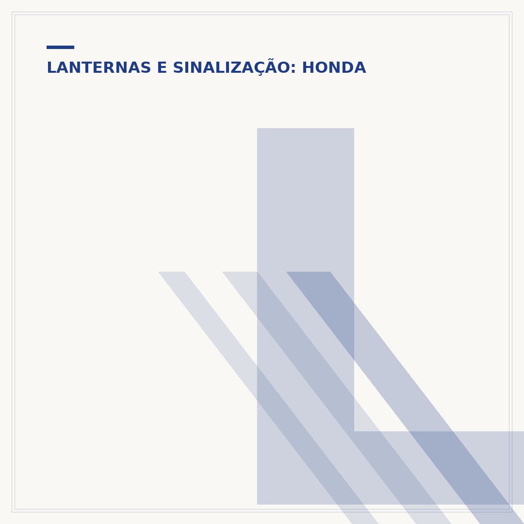 Lanterna do Honda City