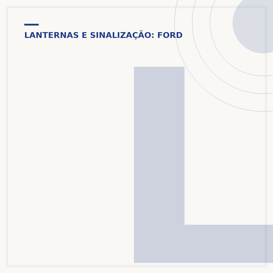 Lanterna traseira do Ford Ka