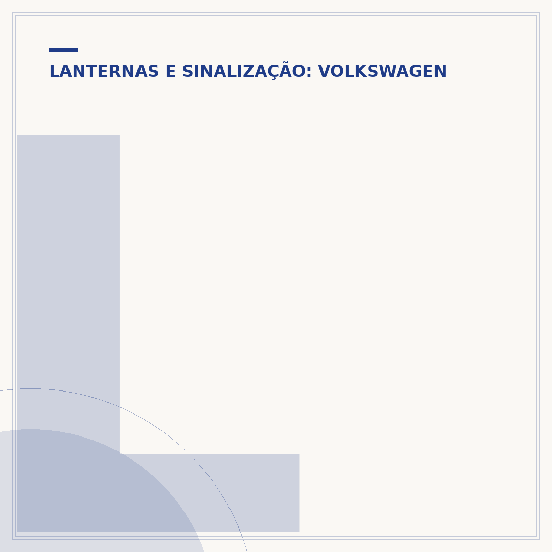 Lanterna traseira do Golf Sportline: compatibilidade