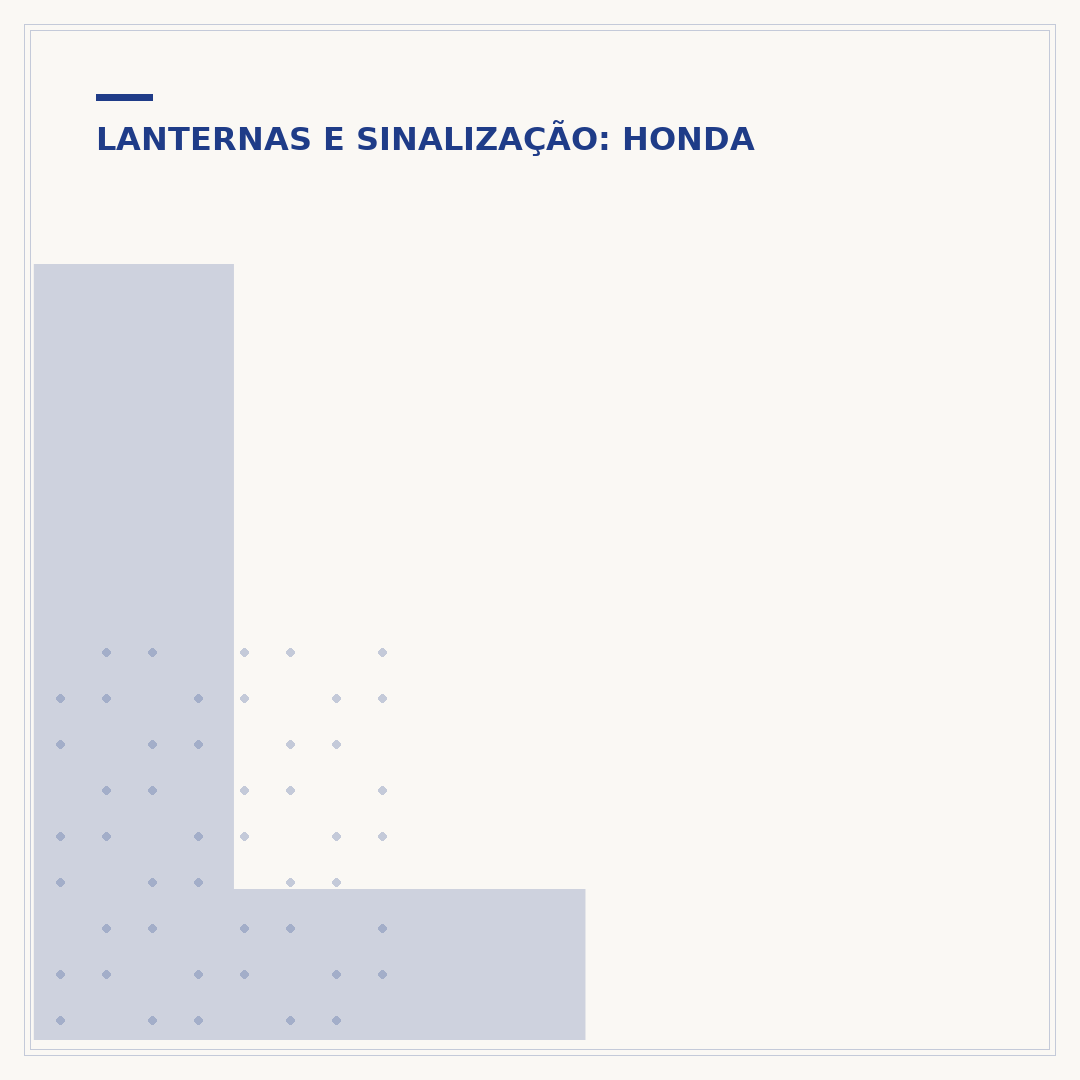 Lanterna traseira Honda City original