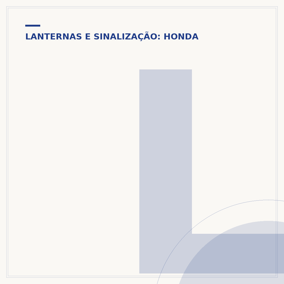 Lanterna traseira Honda Fit original: valor e segurança