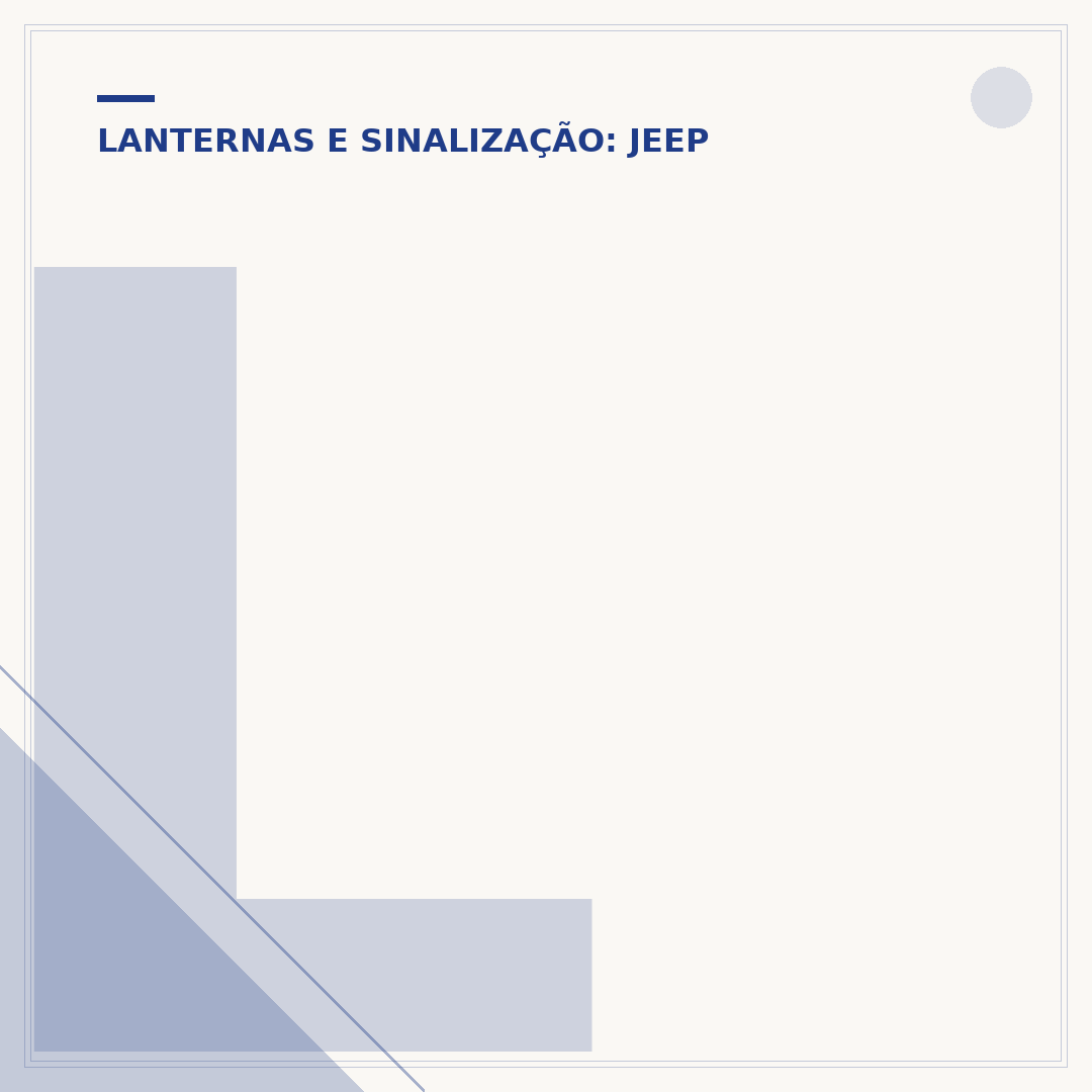 Lanterna traseira do Jeep Compass