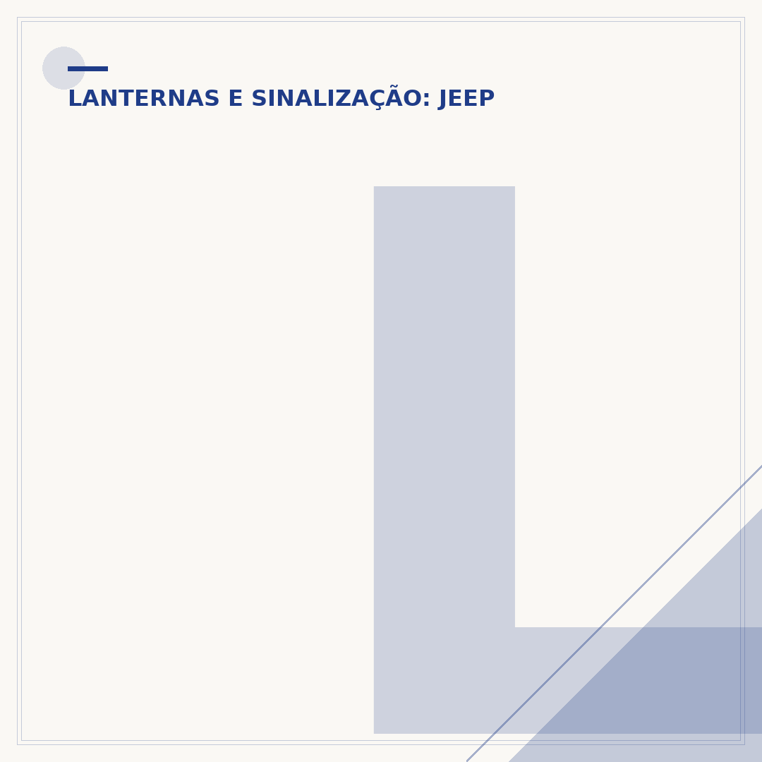 Lanterna traseira do Jeep Renegade