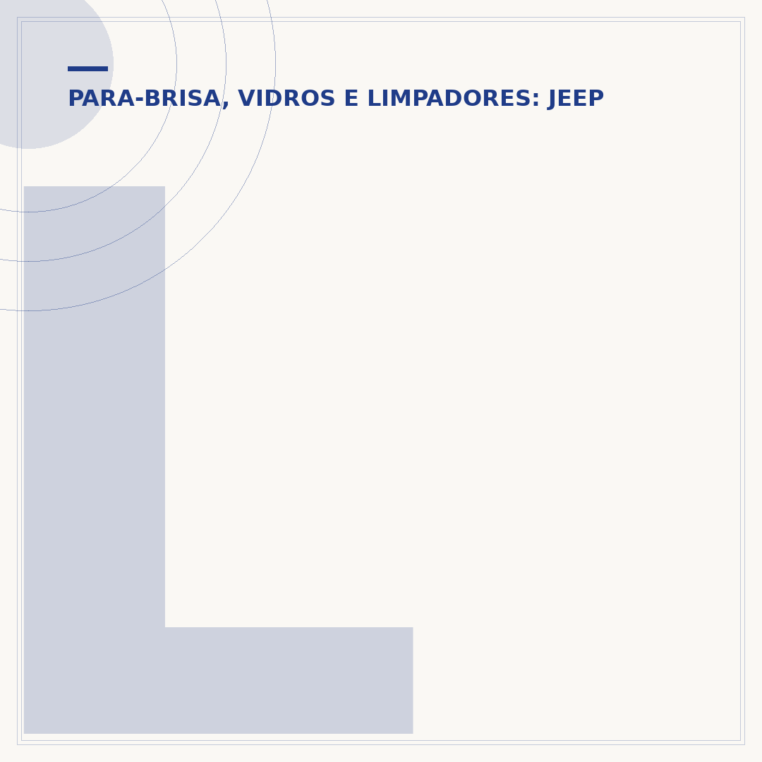 Limpador de parabrisa do Jeep Renegade