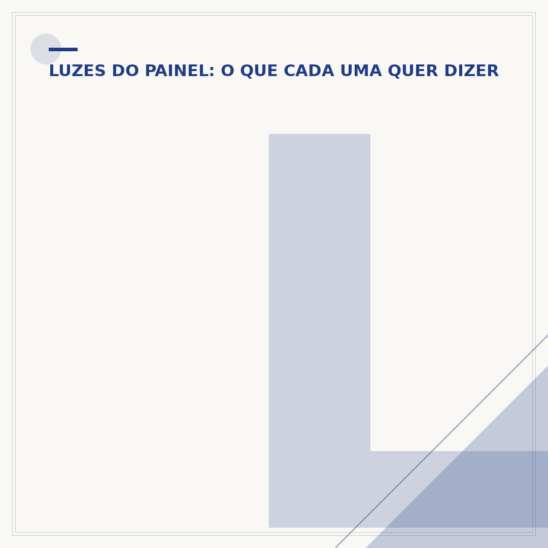 Luz de advertência do motor: o que fazer agora