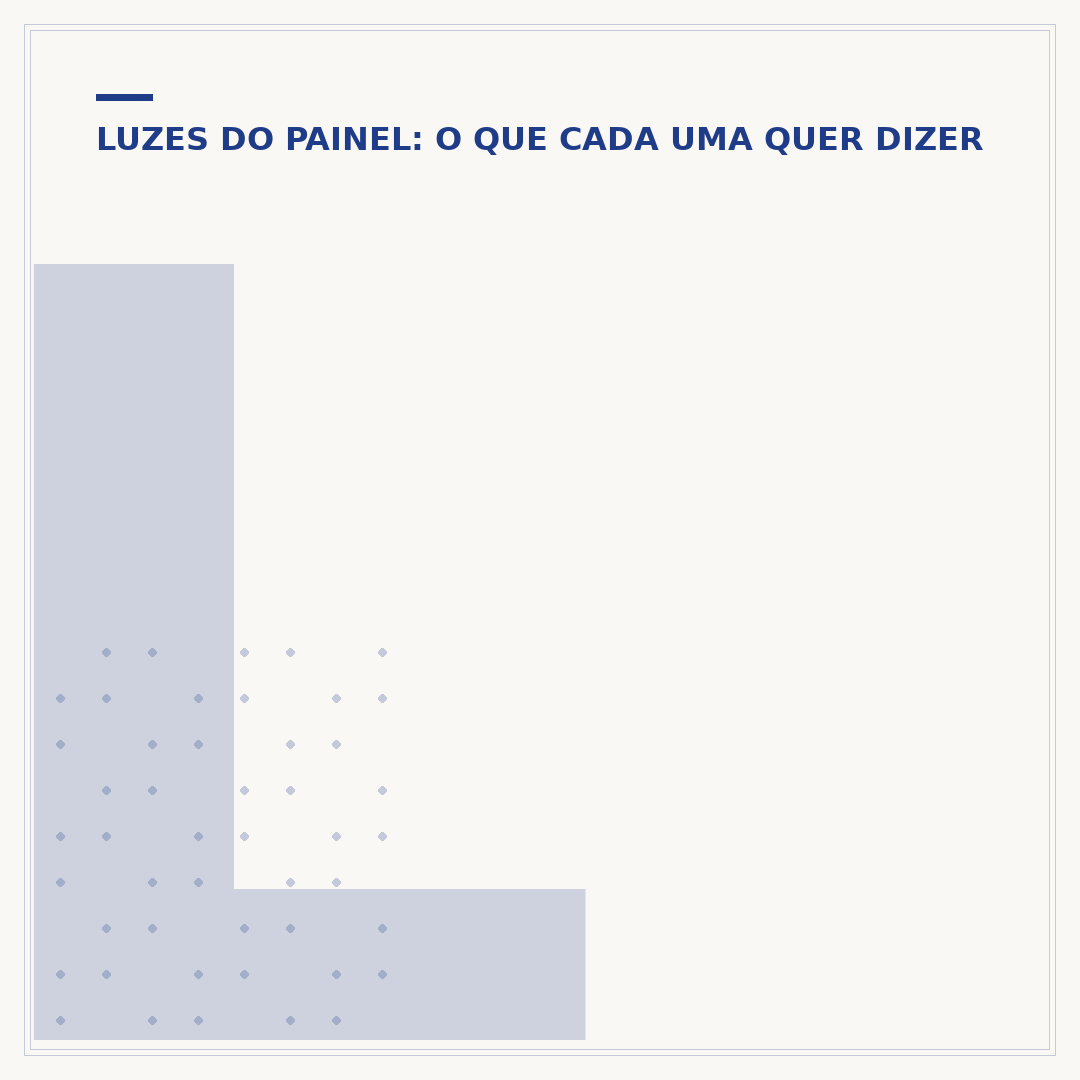 Luz amarela ponto de exclamação no painel: o que significa?